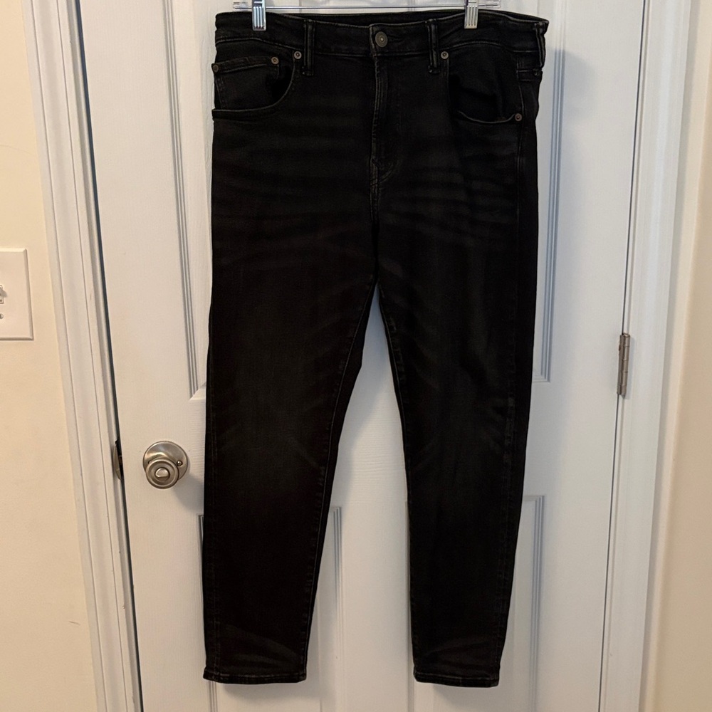 Men’s American Eagle Airflex Black Denim Jeans-Size 34x30